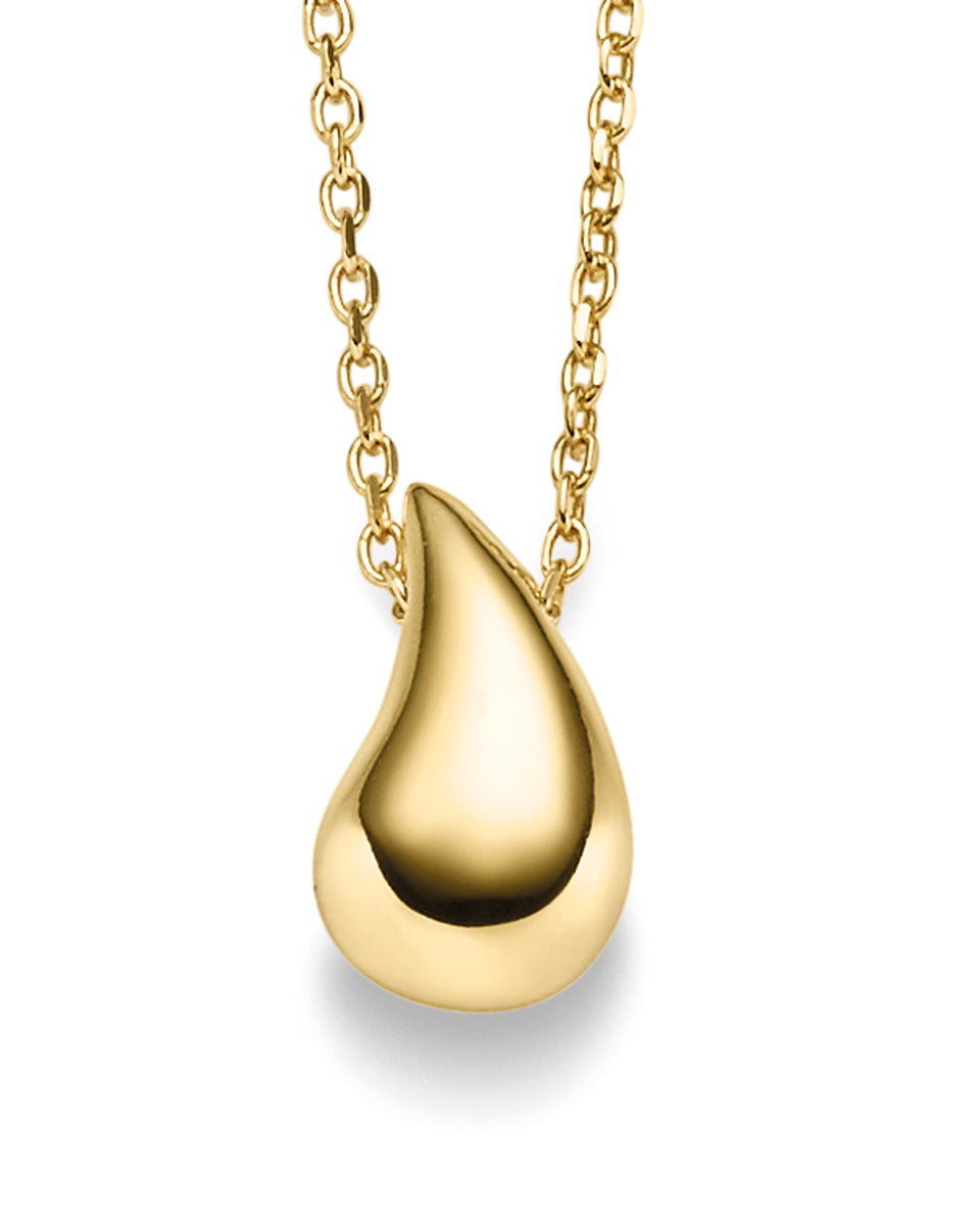 Kette mit Anhänger aus Silber (vergoldet) | 1001 Schmuckideen