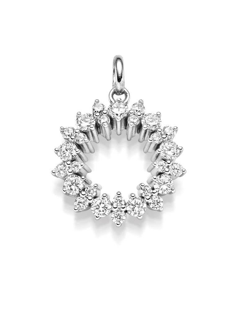 Anhänger aus rhodiniertem Silber | 1001 Schmuckideen