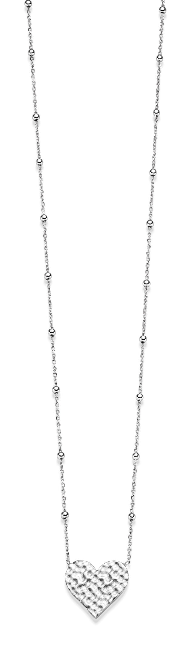 Kette mit Anhänger aus rhodiniertem Silber | 1001 Schmuckideen
