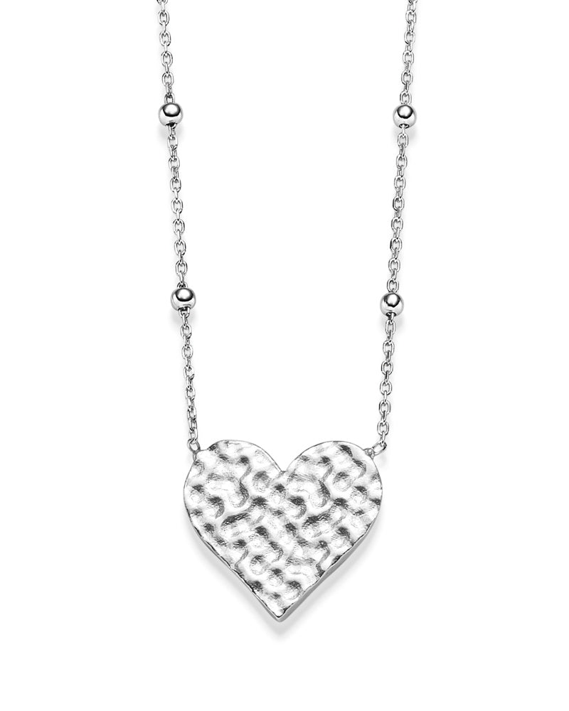 Kette mit Anhänger aus rhodiniertem Silber | 1001 Schmuckideen