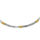 Collier aus rhodiniertem Silber vergoldet | 1001 Schmuckideen