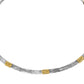 Collier aus rhodiniertem Silber vergoldet | 1001 Schmuckideen