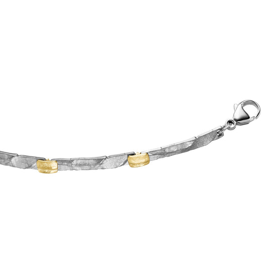 Armband aus rhodiniertem Silber vergoldet | 1001 Schmuckideen