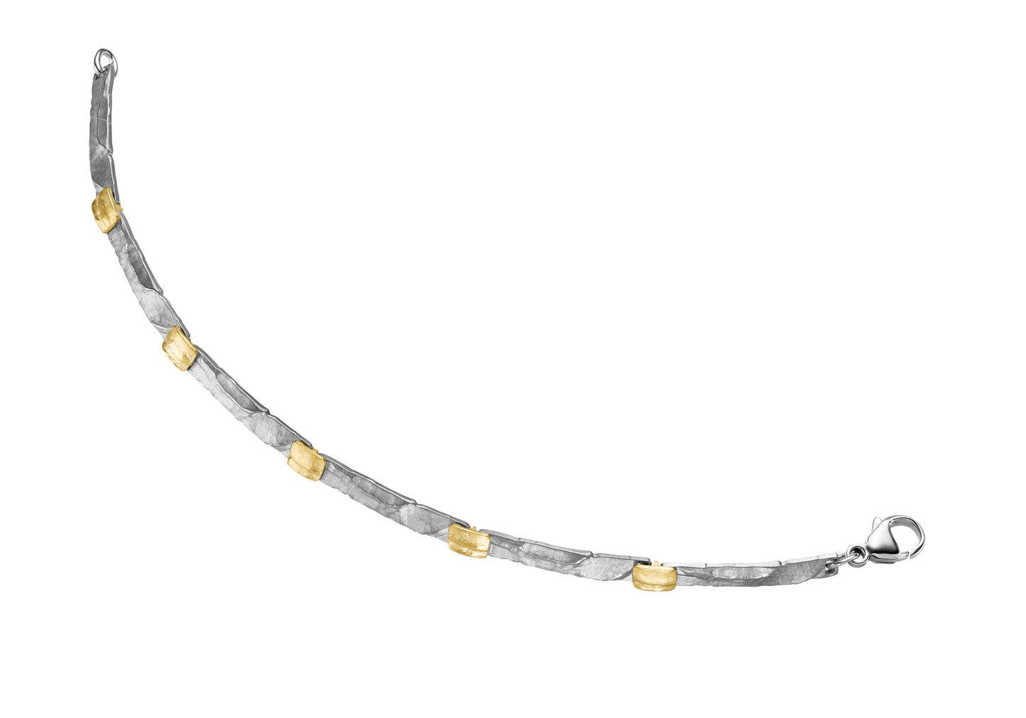 Armband aus rhodiniertem Silber vergoldet | 1001 Schmuckideen