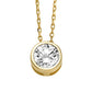 Collier aus Gold mit Zirkonia | 1001 Schmuckideen