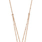 Collier zweireihig aus Silber rose vergoldet mit Zirkonia | 1001 Schmuckideen