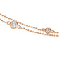 Armband aus Silber rose vergoldet mit Zirkonia | 1001 Schmuckideen