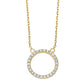 Collier aus Silber vergoldet mit Zirkonia | 1001 Schmuckideen