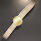Silber-Armband mit Goldapplikation und Brillantbesatz | MANU